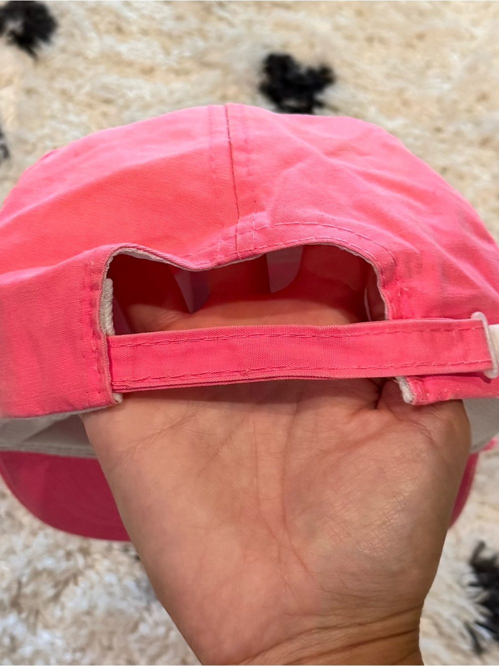 Vintage Ski Santa Fe Neon Pink Baseball Cap - Picture 5 of 8